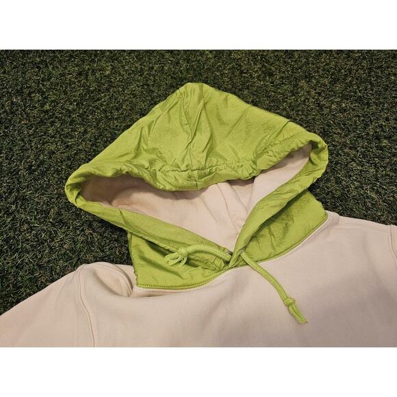 Men’s RARE Champion Reverse Weave Hoodie Sweatshirt Pullover Nylon Hood-Small - Picture 3 of 8